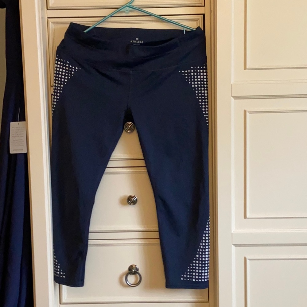 Navy blue crop leggings